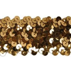 Vendor-unknown 1 1/2 Flat Sequin Trim (Stretch) Newest Products