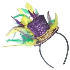 Vendor-unknown Mini Mardi Gras Hat Topper