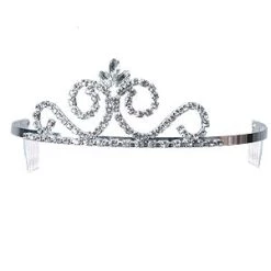 Vendor-unknown Teardrop & Curls Tiara 1 1/2H