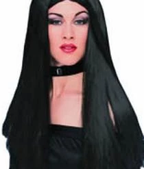 Rubies Long Wig - Black