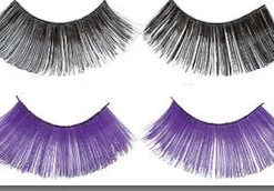 Theatre House Accessories Queen Lashes - Black & Purple