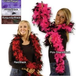 Zucker Feather Products Chandelle Boa W/Dyed Tips Feather Boas