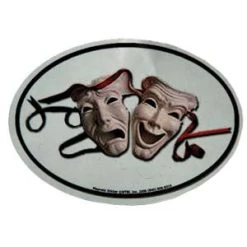 Vendor-unknown Comedy / Tragedy Magnet
