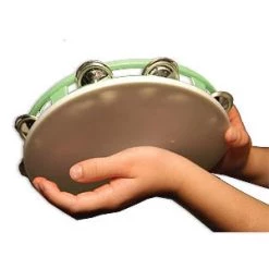 Vendor-unknown Plastic Tambourine 9 White Top Newest Products