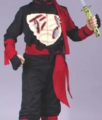 Fun World Child Ninja Warrior With 3-D Chest