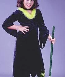 Fun World Newest Products Childs Velvet Maribou Witch