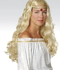 Paper Magic Group Newest Products Renaissance Princess Wig - Blonde