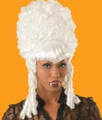 Paper Magic Group Victorian Marie Antoinette Wig - White