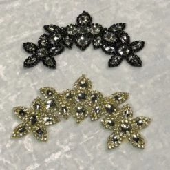 Theatre House Newest Products Rhinestone Flower Trio Applique