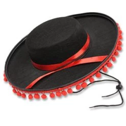Vendor-unknown Spanish Hat W/Ball Trim Best Sellers