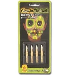 Rubies Costume Co., Inc Glow In The Dark Makeup Sticks