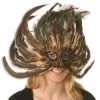 Zucker Feather Products Fancy Peacock Feather Mask