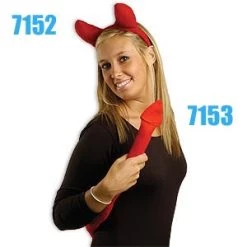 Vendor-unknown Felt Devil Ears Accessories