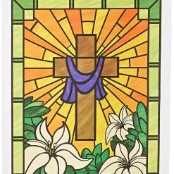 Theatre House Easter- Stained Glass Window Cling