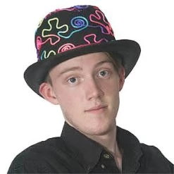Vendor-unknown Neon String Top Hat