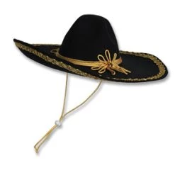 Vendor-unknown Newest Products Felt Sombrero W/Gold Trim