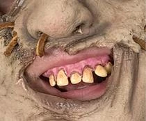 Rubies Newest Products Leatherface Prosthetic Teeth