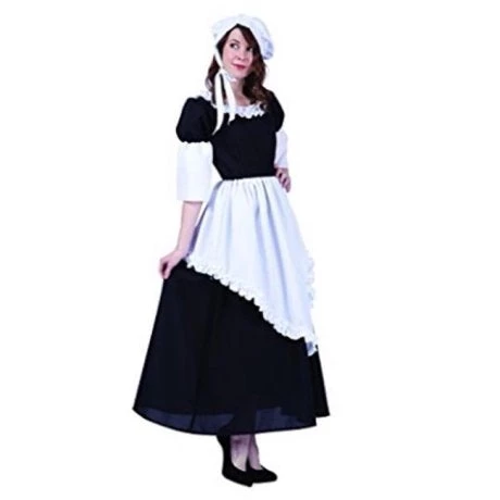 RG Costumes Deluxe Pilgrim Lady Hatie Aprons 1 RG Costumes Deluxe Pilgrim Lady Hatie Aprons