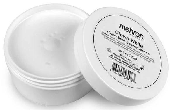 Clown White - Mehron - 7oz - 130L Newest Products 2 Clown White - Mehron - 7oz - 130L Newest Products