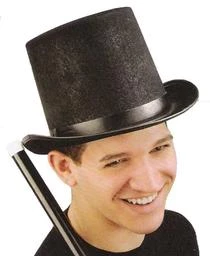 Forum Novelties Newest Products Black Felt Top Hat - Adult 1 Forum Novelties Newest Products Black Felt Top Hat - Adult