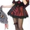 Fun World Newest Products Bad Red Ridding Hood Adult Costume