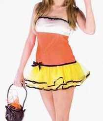 Fun World Candy Corn Witch Adult Costume