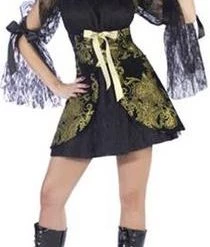 Fun World Newest Products Golden Pirate Adult Costume
