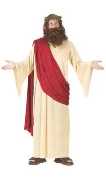 Fun World Jesus Adult Costume W/Wig And Beard 1 Fun World Jesus Adult Costume W/Wig And Beard