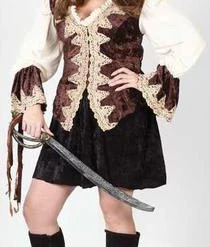 Fun World Deluxe Pirate Lady Plus Size Costume