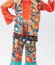 Fun World Deluxe Girls Hippie Costume