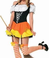 Leg Avenue Newest Products Sexy Kandy Korn Witch Costume