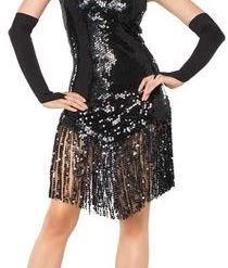 Leg Avenue Sexy Gatsby Girl Costume - Black Newest Products