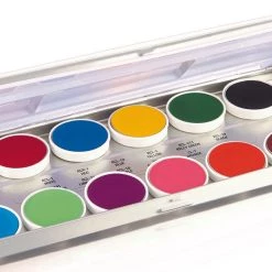 Theatre House Newest Products Master Creme Palette 1.69oz./48gm., 12 Colors (Metal Palette) - LKP-12 3 Theatre House Newest Products Master Creme Palette 1.69oz./48gm., 12 Colors (Metal Palette) - LKP-12