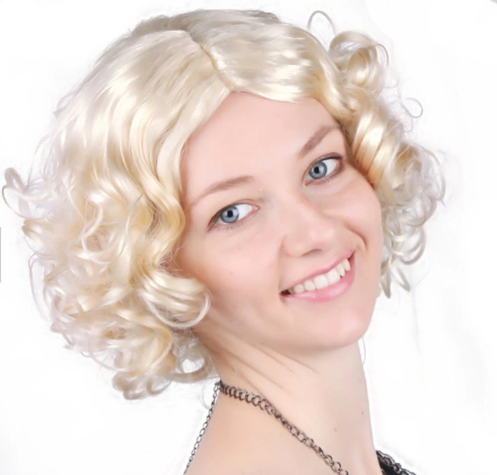 Coast Wigs Curly Short Haired Blonde Accessories 1 Coast Wigs Curly Short Haired Blonde Accessories
