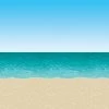 Beistle Company Ocean And Beach Backdrop