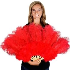 Zucker Feather Products Fans Ostrich Drab Fan 9 Zucker Feather Products Fans Ostrich Drab Fan