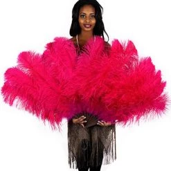 Zucker Feather Products Deluxe Ostrich Fan Fans 8 Zucker Feather Products Deluxe Ostrich Fan Fans
