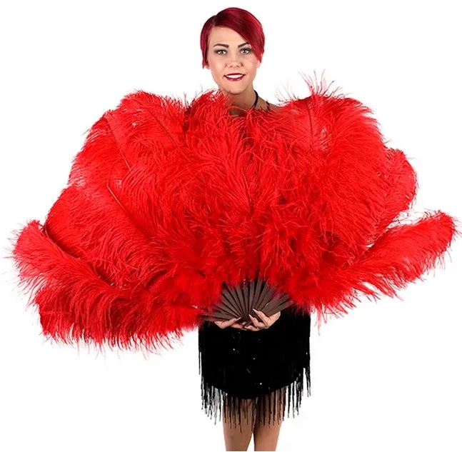 Zucker Feather Products Deluxe Ostrich Fan Fans 3 Zucker Feather Products Deluxe Ostrich Fan Fans