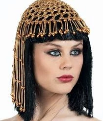 Paper Magic Group Newest Products Egyptian Queen Wig W/Beaded Headpiece