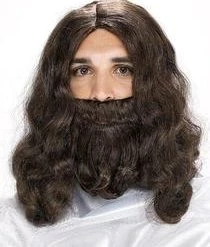 Paper Magic Group Beards And Mustaches Savior Wig And Beard Set