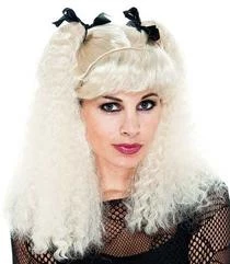 Paper Magic Group Crimped Ponytail Wig - Blonde