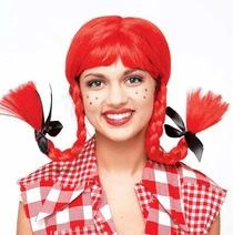 Paper Magic Group Wirobraids Wig - Red