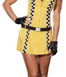 Dream Girl Newest Products Sexy Tina Taxi Driver Costume