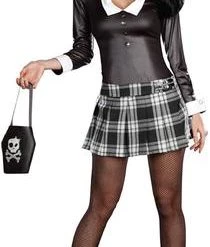 Dream Girl Sexy Gothic School Girl Costume