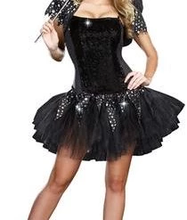 Dream Girl Newest Products Sexy Starry Night Witch Costume