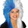 Rubies Sports Wig - Blue/White