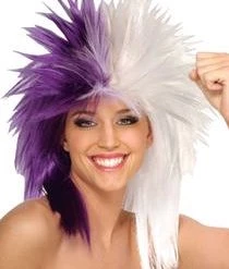 Rubies Sports Wig - Purple/White Newest Products