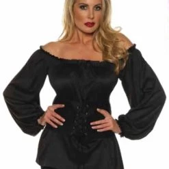 Theatre House Newest Products Woman's Renaissance Black Shirt