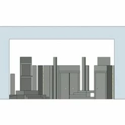 Theatre House Table Top Scenic Design:120pc Super Set (Stage Planning & Design)