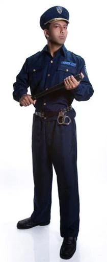 Dress Up America Adult Police Costume 1 Dress Up America Adult Police Costume